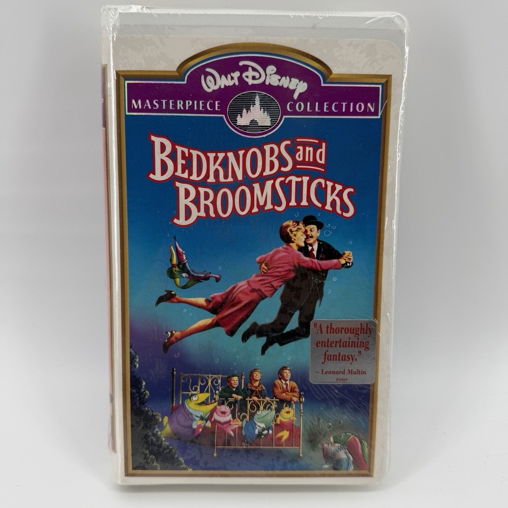 Bedknobs and Broomsticks VHS Sealed 1997 Disney Masterpiece Vintage Classic New